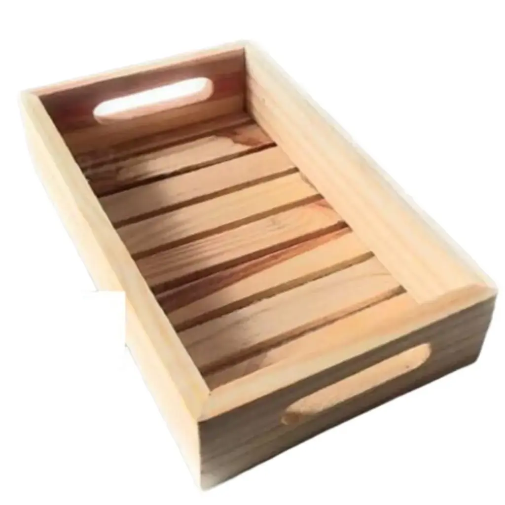 Wooden Pine Wood Tray Size - 10x6 Inch